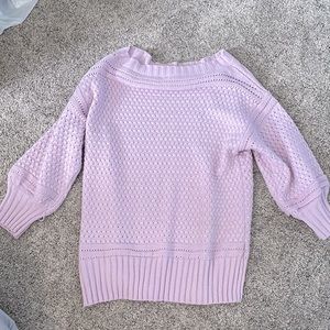 A promesa small light purple knitted sweater